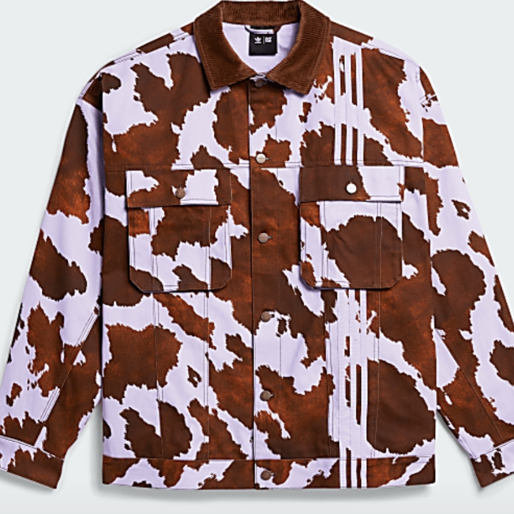Ivy Park Denim Cow Print Jacket